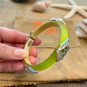Alexis Bittar lucite hinged bracelet